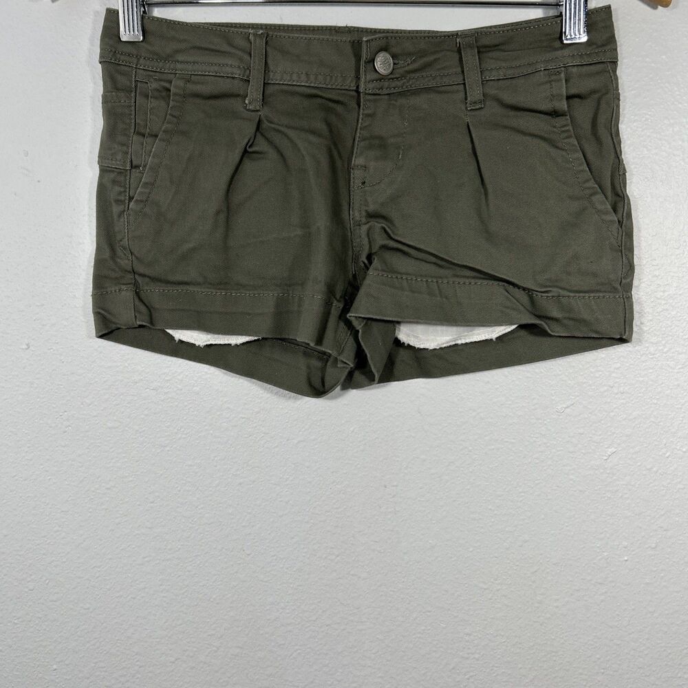 American Rag Cie Micro Shorts Womens 0 Olive Hot Shortie Summer 2000 Y2K